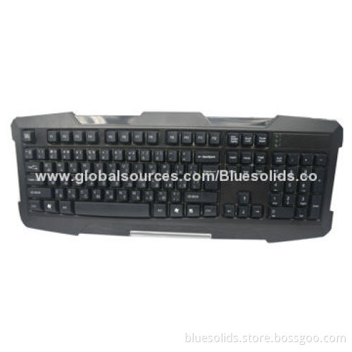 OEM Wired USB Port Backlit Gaming Keyboard with LED Light, Three Colors Can be Change
